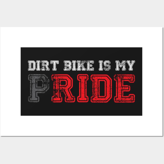 Dirt Bike Pride Wall Art by Dirt Bike Gear